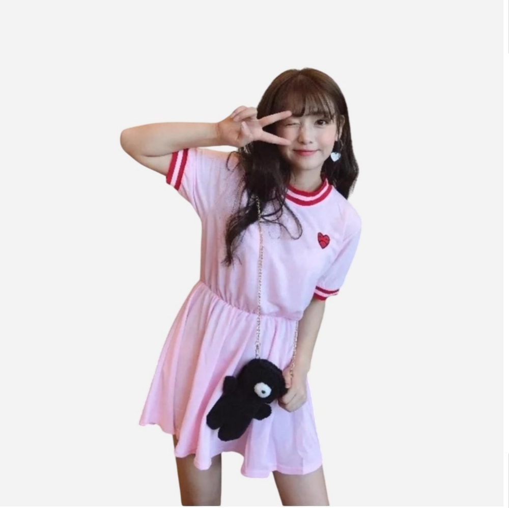 Baby Love Pink Heart Dress